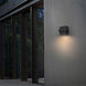 Summit LED 5 inch Sand Black Outdoor Wall Sconce
